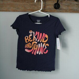 Carters Size 5T Navy Top